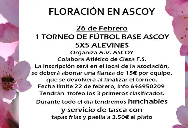 PROGRAMA FLORACIÓN Asociación de Vecinos de Ascoy